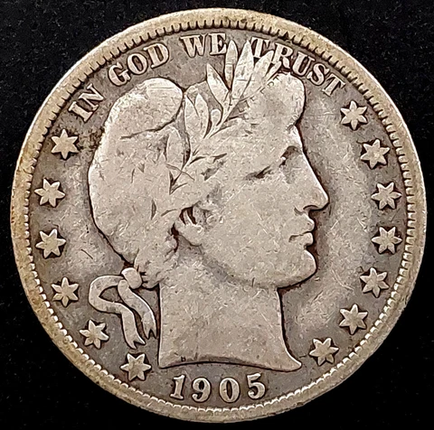 1905 O Barber Half Dollar! Cover