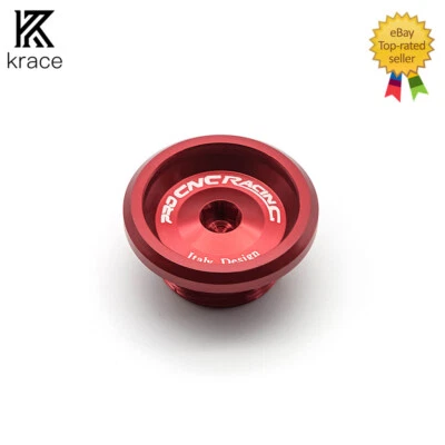 Tornillo de distribución de tapón de aceite de llenado de tapa de motor rojo para Supercub C125 Monkey Bike Z125 Foto 1 de 4