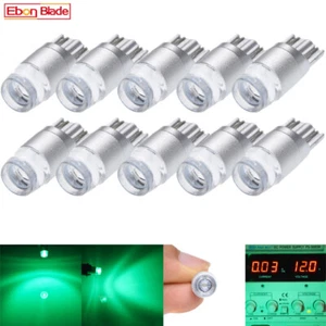 10 x Green T10 3030 LED Car Wedge Dash Interior Light Globes Super Bright 12V DC - Imagen 1 de 7