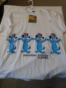 Vintage 90's Universal Studios Florida 1992 The Flintstones Promo T Shirt XL - Picture 1 of 3