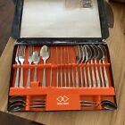 Vintage stainless steel cutlery set for Six. 24 Pieces. Boxed. Made In China