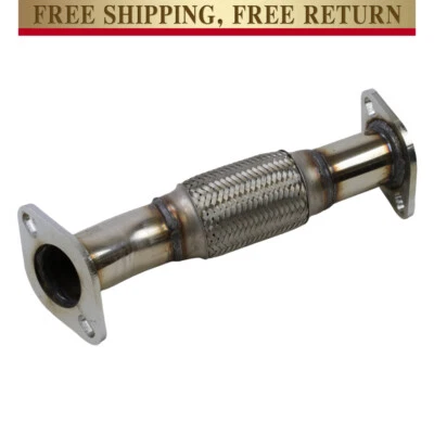 Tubo flexible delantero de acero inoxidable se adapta a: 2006-2009 Fusion Milan 2,3 L Federal Em. Foto 1 de 4