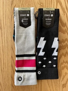 Lot Of 2 Stance Snow OTC Kids Performance Socks Feel360 Merino Wool Youth Large - Picture 1 of 3