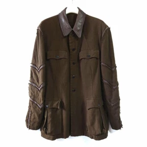 03aw Yohji Yamamoto PourHomme Military Jacket Laine Wool Men's 4 , L from JP. - Picture 1 of 9