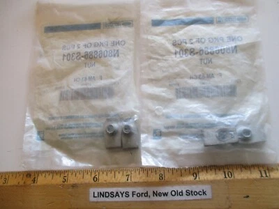 4 PCS FORD 1999/2007 F250/F550SD TRUCK, MUSTANG "NUT" M6X1.0 5SPD, N806886-S301 - Image 1 of 4