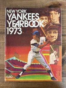 1973 NEW YORK YANKEES Yearbook MANTLE DIMAGGIO Ruth Bobby MURCER Nettles MUNSON  - Picture 1 of 20