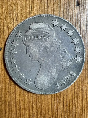 1823 USA Capped Bust Half Dollar Silver Coin - Image 1 of 2