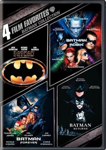Batman Collection Batman + Returns + Forever +Batman and Robin Region 1 DVD - Picture 1 of 1
