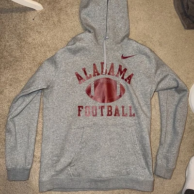 Alabama Crimson Tide Nike Legacy Fútbol Icono Club Polar Pullover Sudadera con Capucha Talla L Foto 1 de 3