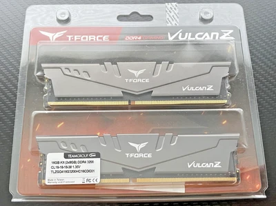 TEAMGROUP T-Force Vulca RGB 16GB (2x8GB) RAM DDR4 3200MHz TLZGD48G3200HC16CB Kit - Image 1 of 3