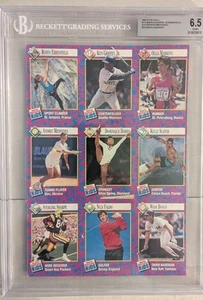 GRADED KELLY SLATER ROOKIE 1993 SPORTS ILLUSTRATED FOR KIDS GRIFFEY UNCUT SHEET - Picture 1 of 6