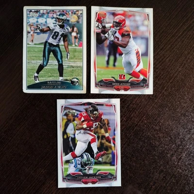 2014 Topps - Atkins - Falcons & Jackson - Bengals + 2009 Topps - Avant - Eagles - Image 1 of 4