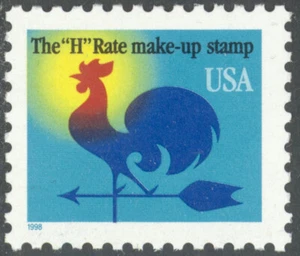 Scott 3258, The One Cent "H" Rate Make-Up Stamp - MNH Single - Picture 1 of 1