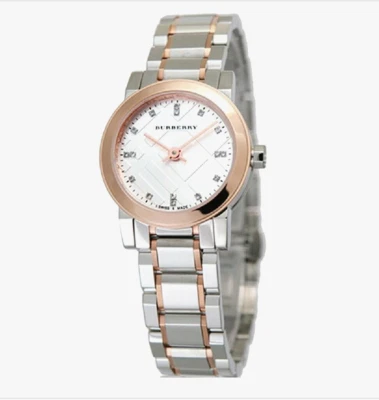 Nuevo reloj para mujer Burberry City BU9214 dos tonos 26 mm Foto 1 de 2