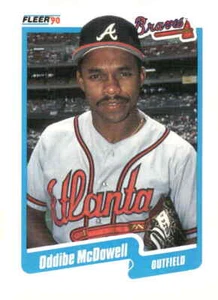 1990 Fleer #589a Oddibe McDowell - Picture 1 of 2