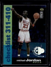 1995-96 Upper Deck Collector's Choice Michael Jordan Players Club Platinum #410