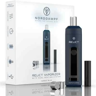 NORDDAMPF RELICT Vaporizer Verdampfer Black / Blue - Inhalator für Heilkräuter