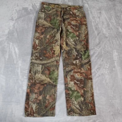 Vintage Wrangler Pro Gear Advantage Camo Jeans Mens 36x32 (Fits 35x31) USA Made - Image 1 of 4