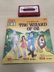 Libro y cinta de colección Walt Disney Storyteller Wizard of Oz 24 pg 1977 VER ESCUCHAR LEER - Imagen 1 de 4