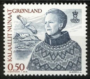 Greenland 2002, Definitive Stamps: Queen Margrethe II MNH, Mi 386 - Picture 1 of 1