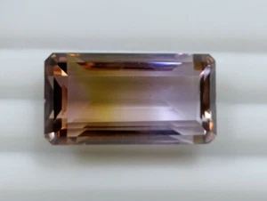 Ametrine Faceted Natural Gemstone Loose Shape Cut Octagon Gem Fact 25X14X12 MM - Picture 1 of 8