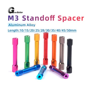 M3 Colourful Hex Aluminum Standoff Spacer Column FPV Quadcopter Drone Fastener - Picture 1 of 22
