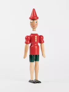 pinocchio legno wood bois holz burattino artigianale artisanal handwerklich cm - Foto 1 di 12