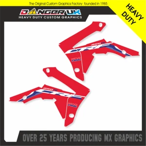 HONDA CRF 250r 2014 2015 2016 2017 MOTOCROSS MX RAD SCOOP GRAPHICS DECALS - Picture 1 of 1