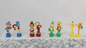 Vintage CHUPA CHUPS Figuras PVC Capuchones Lapiz 90s RETRO Barcelona España - Picture 1 of 7