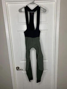 Men's Pedaled Odyssey Winter Cycling Tight - Large - Black & Green (L3) - Picture 1 of 13