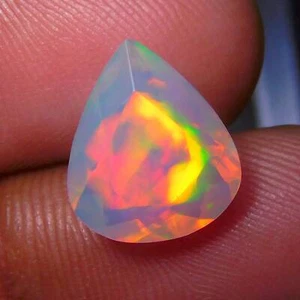 Super AAA Quality Faceted Ethiopian Opal Gemstone October Birthstone 12x10x6mm - Picture 1 of 3