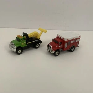 Tonka Funrise Tow Truck From City Defenders 06407 & Rescue Ambulance 06412 - Picture 1 of 12