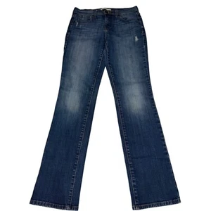 Pantalones de mezclilla Levis 505 para mujer pierna recta azul envejecido talla 6 largos - Imagen 1 de 7