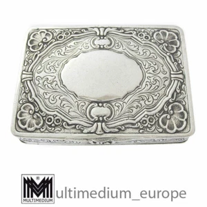 Jugendstil Silber Schnupftabak Dose Tabatiere wohl um 1900 snuff box - Bild 1 von 5