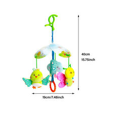Baby Stroller Toy Hanging Rattle Wind Chime Soft Animal Infant Car Seat Boy Girl