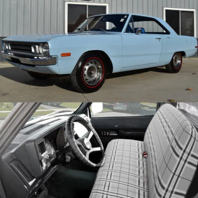 Cubierta de asiento delantero de banco para camioneta Dodge Dart 1972 base gris completo Foto 1 de 4