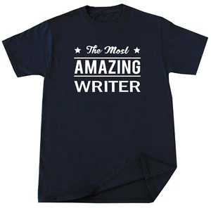 Schriftsteller T-Shirt Schreiben Beruf Autor Geschenk Tee - Bild 1 von 3