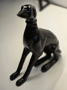 Ceramic Whippet Greyhound Dog Sculpture Figurine - Picture 1 of 7