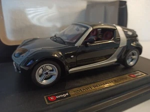 SMART ROADSTER COUPE 1:24 NERO - Foto 1 di 2