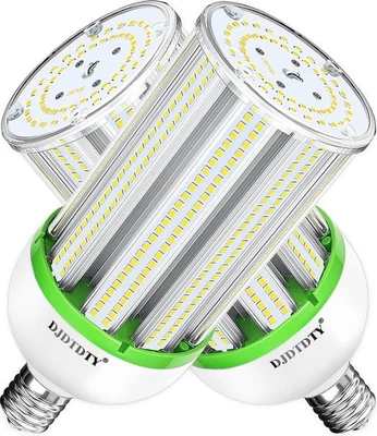 Paquete de 2 Bombillas LED Maíz 1000W, 5000K, 15000lm, E26/E39, para Iluminación Comercial Foto 1 de 4