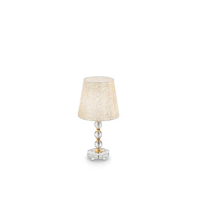 Lampade Da Scrivania - Ufficio Classico Queen Metallo Oro 1 Luce E27 Medium - Immagine 1 di 2