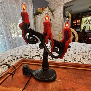 Gemmy Vintage Halloween Candleabra Electric Light - Picture 1 of 8