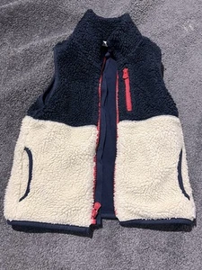 Baby GAP fleece Gilet Navy And White Age 4 Years - Picture 1 of 4