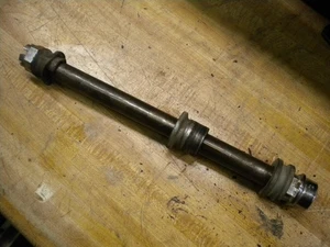 1973 Honda XL 250 XL250 rear wheel axle spacers nut shaft - Picture 1 of 1
