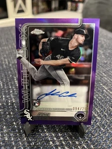 2025 Topps Chrome - Rookie Autographs Jake Eder #RA-JE Purple Refractor /250... - Picture 1 of 2