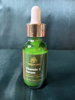 Tree of Life — сыворотка с витамином С — Brighten + Smooth, 2 жидких унции Срок годности 10/2025. Запечатанный - Изображение 1 из 4