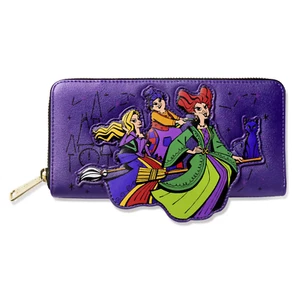 Loungefly Disney Hocus Pocus Sanderson Sisters & Binx Zip Wallet Parks Exclusive - Bild 1 von 2