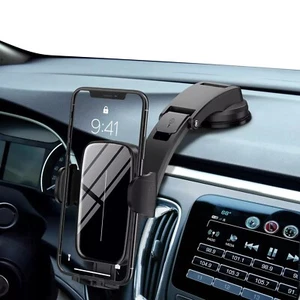 Dashboard Car Phone Holder Mount Strong Suction 360° Wide Compatibility (4-6.9") - Picture 1 of 8