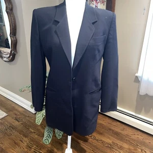 WOMENS EMPORIO ARMANI NAVY WOOL SUIT SOZE 44 - Picture 1 of 12