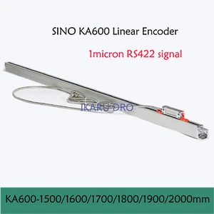 SINO KA-600 1000-2000 mm 1 micron RS422 DRO scala lineare in vetro 1um encoder ottico - Foto 1 di 6